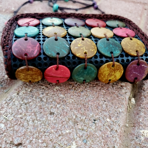 Beaded Bohemian Western Festival Cross Body Wallet Coin Tiny Purse Neckl… - Picture 4 of 6